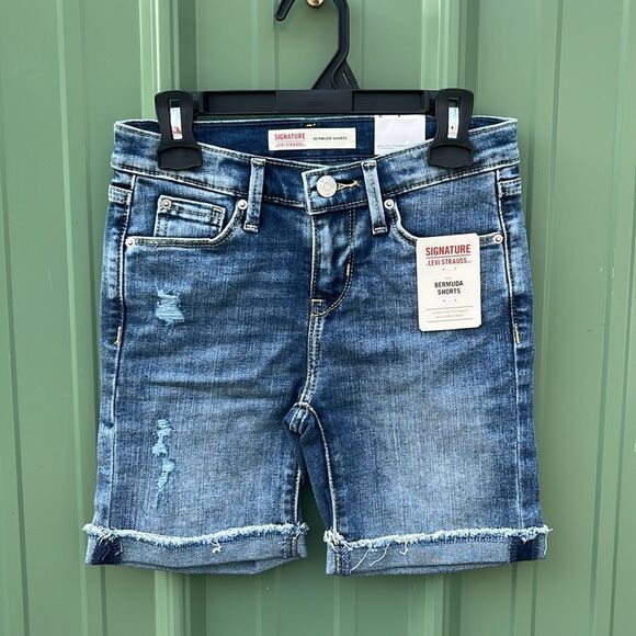 Girls Romper Denim Shorts & T-Shirt 7-Piece Bundle Size M - Picture 8 of 13